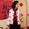 西子/双影小马桑蚕丝双面穿拼水貂新中式夹羊毛外套/WTHY0167 商品缩略图2