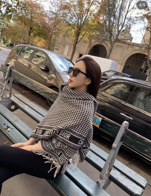 秋冬特惠💰180 迪家围巾 很多之前经典力作都有千鸟格的身影 商品图3