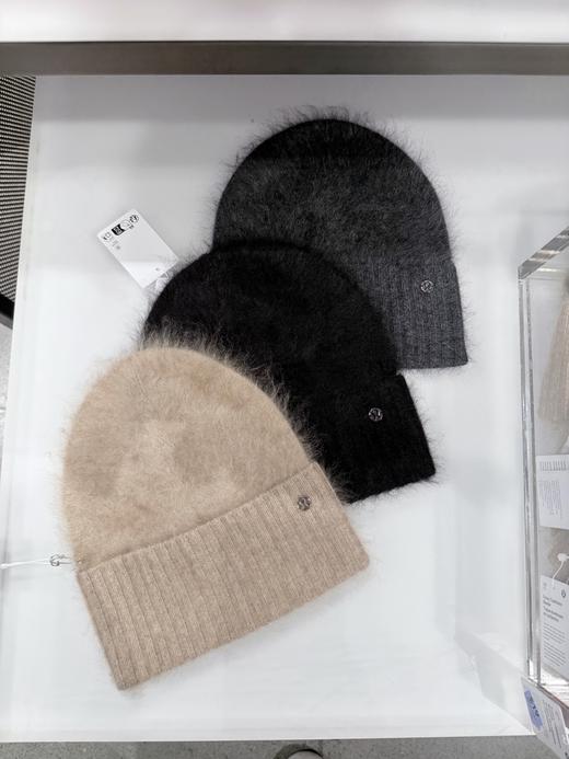 到手价499元 Lulu女士百分百山羊绒冷帽 质感非标好 保暖 厚度刚好 三个颜色都非常百搭 显白 摸起来非常软糯  国内售价1000美国代购，无中文标签，介意慎拍 商品图3