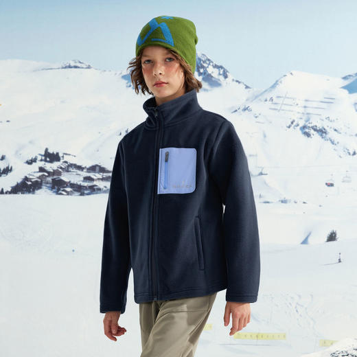 NAUTICA诺帝卡童装 针织加绒拉链外套 NK240590 商品图7