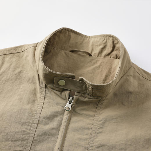 GXG男装25秋季时尚潮流简约翻领夹克宽松舒适百搭休闲男士外套K&C 商品图10