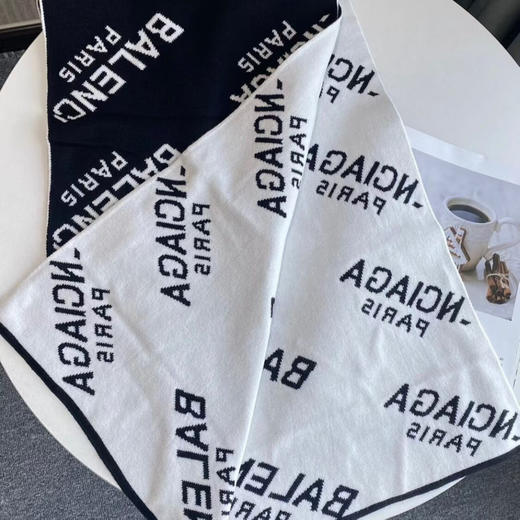 秋冬特惠💰170 巴黎世家围巾 男士围巾冬季精品上市 羊毛 新工艺柔软 商品图2