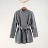 西子/骆驼绒桑蚕丝羊毛气质交领短款大衣/DYXS0592 商品缩略图3