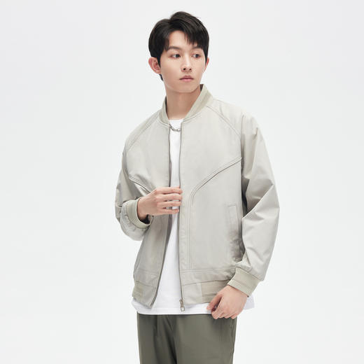 GXG男装春季潮流棒球领男款时尚日常通勤运动休闲开衫外套K&C 商品图2