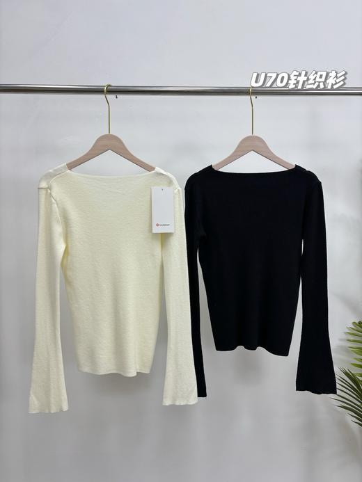 一包2件，lulu2025新款秋冬设计感V领羊绒针织衫！ 商品图3