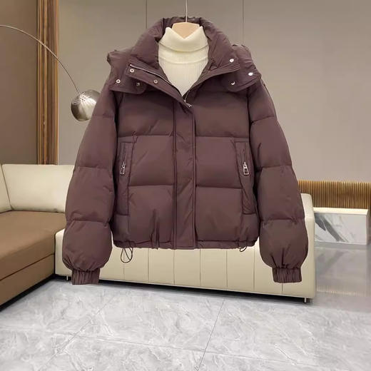 【甄选优质面料❗️柔软保暖舒适】棉袄女款大码连帽年棉衣女士2025短款羽绒棉服冬季小个子外套百搭。jc 商品图0