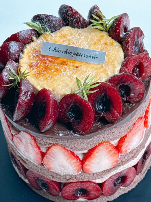 樱桃巧克力草莓烤布蕾 | 昔果 商品图1