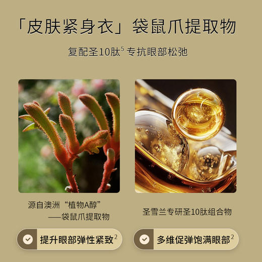 【自营】2026全新升级 圣雪兰三因黑钻石眼部精华 28天强效淡纹泡泡眼黑眼圈 商品图3