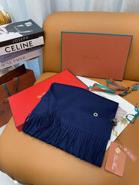 秋冬特惠💰460 诺悠翩雅围巾 经典“水波纹”素色羊绒围巾