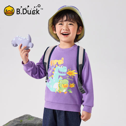 【驱蚊抗菌】B.Duck小黄鸭童装卫衣90-140 BF1708005 商品图0