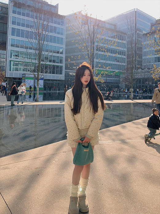 L码现货 微醺甜心 精致少女感/蕾丝刺绣蛋糕裙 商品图3