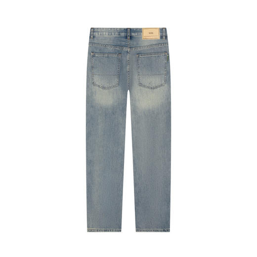 GXG男装秋季时尚潮流破洞款男士百搭牛仔休闲直筒长裤K&C 商品图5