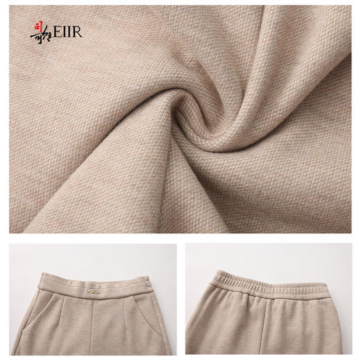 司歌弹力加绒加厚弹力微喇裤秋冬女D92G2583 商品图2