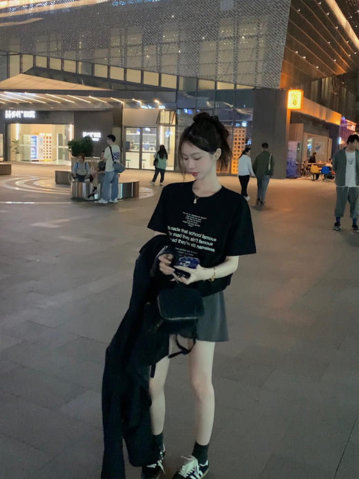 现货 汉南洞欧尼 凸显双腿比例 休闲减龄裙裤 商品图2