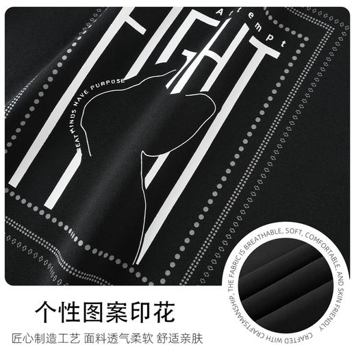 GXG男装【线条小狗】秋季时尚动物舒适纯棉圆领男式休闲卫衣K&C 商品图2