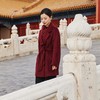 西子/岁丰苏力羊毛混纺经典双排扣翻领毛呢短款大衣/DYHJ0422 商品缩略图4