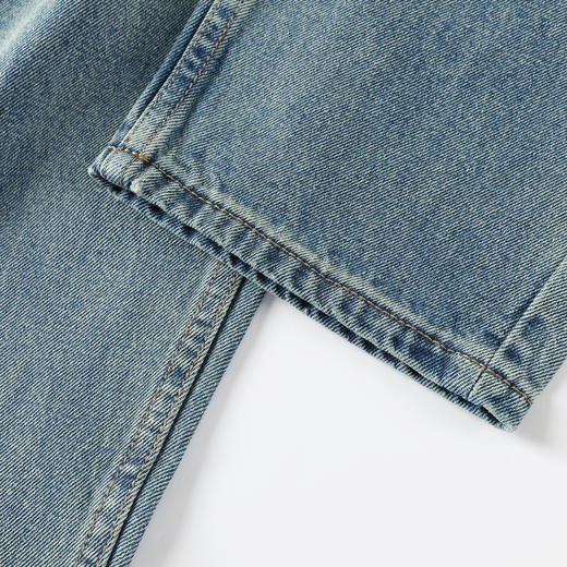 GXG男装【酵磨双工艺】秋季重固色水洗百搭休闲直筒男式牛仔裤K&C 商品图12