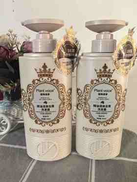 植物语录精油清爽去屑洗发露500ml效期27年3月（泵头轻微破损）