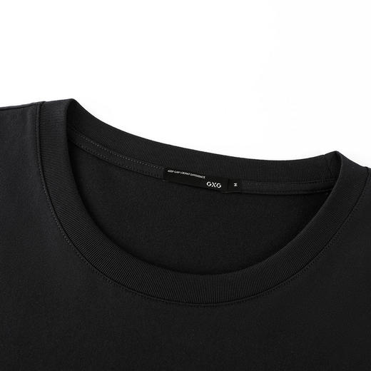 GXG男装【时尚系列】夏季纯棉个性百搭男士短袖T恤K&C 商品图3