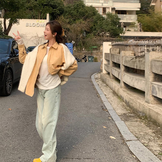 现货 春假早餐 气质氛围感 慵懒衬衫外套 商品图1