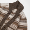 ROMI STUDIO100%UPW高支羊毛复古条纹翻边毛织外套 RWDSS82209 商品缩略图2
