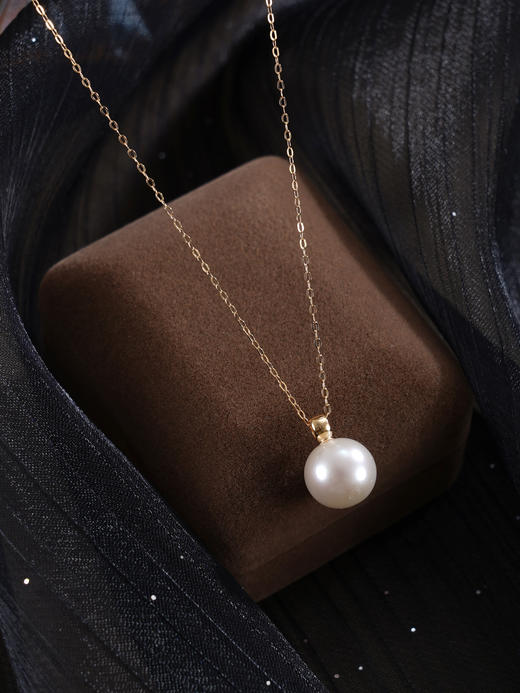 子佩集【圆满人生】银S925珍珠惜王妃套链【MLTL020】11mm珠镀金吊球2601 商品图5