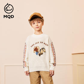 【秒2】【MQD】男童冬季肌理感保暖舒适半高领针织衫