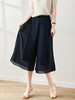 「断码清仓」夏季大码女装双层七分百褶阔腿裤 L码  ZFYY314 商品缩略图0