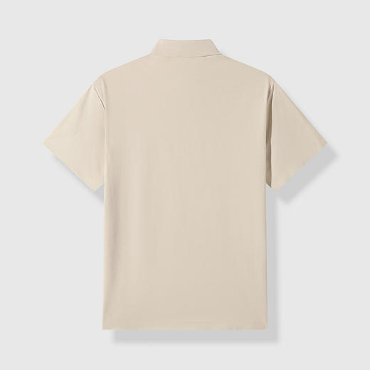GXG男装25夏季新款户外休闲商务百搭简约纯色翻领短袖Polo衫K&C 商品图5