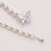 蝶恋花系列S925银 淡水珍珠项链 6.5-7mm 商品缩略图0