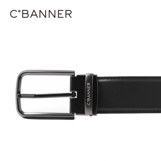 千百度实心锌合金扣 精工铸造金属扣男配饰皮带A25435010 商品图4