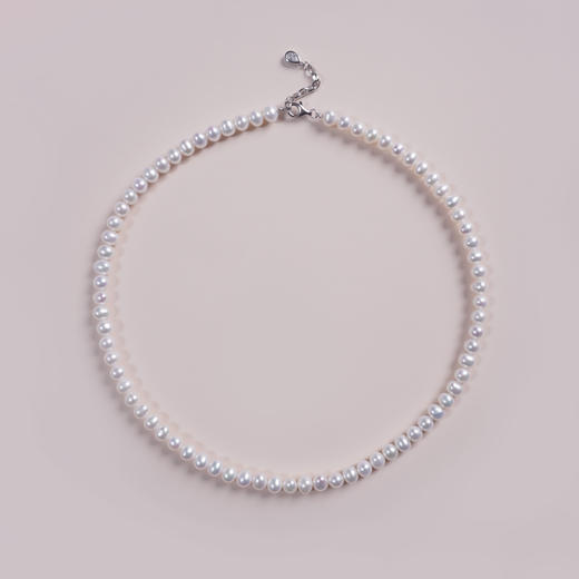 雪颂系列S925银 淡水珍珠项链 5-6mm 商品图2