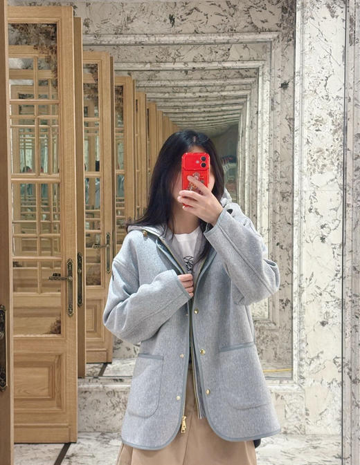 114-2 帮清库 亏清 忙可三合一 羊毛羊绒呢大衣 鹅绒马甲 轻盈保暖多穿外套 只换码不退货 商品图4