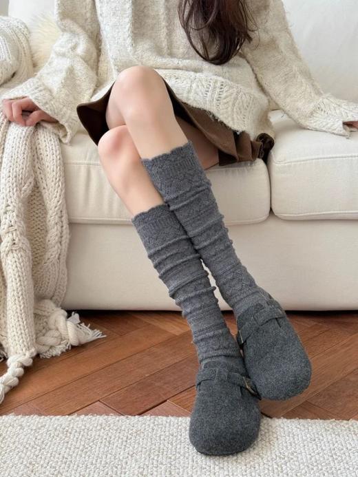 <曾小咸推荐> 重工镂空针织小腿袜 日常价79.99/2双！活动价39.99/2双！【预售款，预计3-15天发货】 商品图6