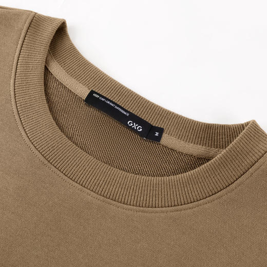 GXG男装【立体字母】秋季时尚运动风男款圆领休闲长袖卫衣K&C 商品图11