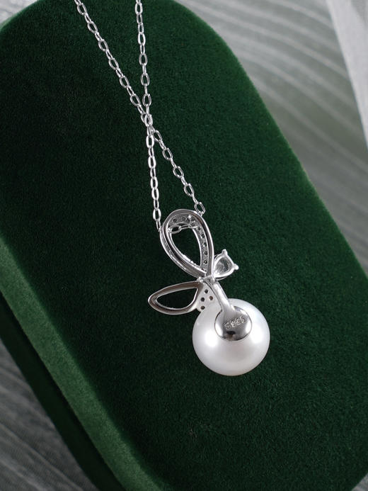 子佩集【蝴蝶缪斯】银S925珍珠惜王妃套链【MLTL004】9mm珠蝴蝶结2601 商品图5