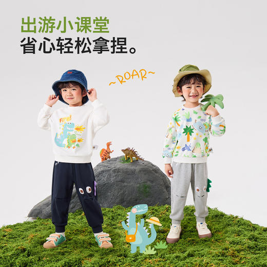 【抗菌防蚊裤】B.Duck小黄鸭童装针织裤90-140 BF1763001 商品图1