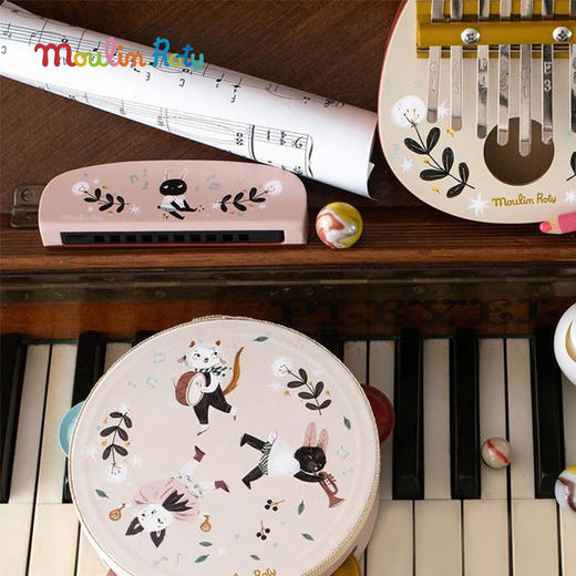 Moulin Roty 假日金属口琴/口风琴 适合3岁+ 音律启蒙 口腔肌肉锻炼 假日系列 法国品牌-713107 商品图4