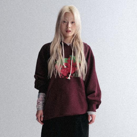 GOODBAI GOODEES 新款个性宽松草莓连帽卫衣 商品图0