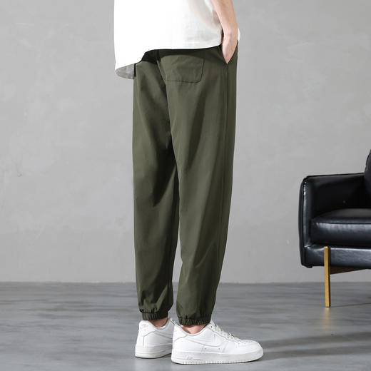 GXG男装【凉爽透气】夏季时尚简约透气舒适男士束脚休闲长裤K&C 商品图7