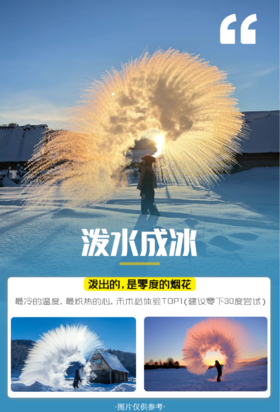 6人小团丨新疆雪域旅拍、喀纳斯&禾木童话世界、赛里木湖环湖、吉克普林滑雪8天