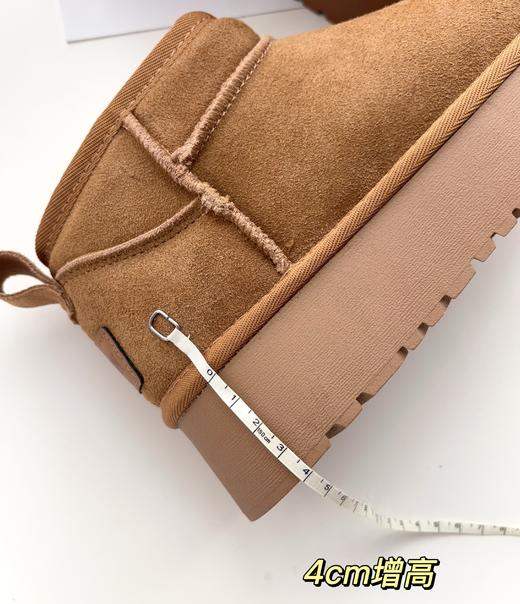 【清仓】真皮真羊毛厚底雪地靴 | 不薅亏大了！真皮 + 羊毛双 buff！温暖与体面同时拥有，轻松穿出冬日高级感 商品图4