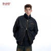 BJHG不计后果羽绒服男款冬季新款可拆卸毛领水洗做旧PU皮夹克外套 商品缩略图2