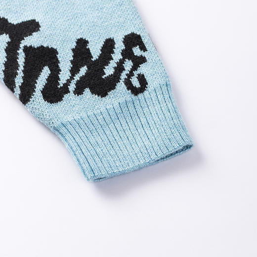 【MQD】男童冬季童趣潮酷提花舒适半高领针织衫 商品图10