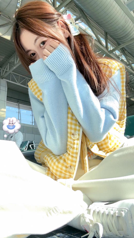 <曾小咸推荐>现货秒杀 ！微信超特价！韩系多巴胺格子马甲 日常249.99 立减120 秒杀129.99！！ 商品图5