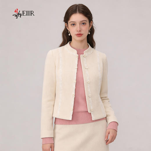 司歌羊毛收腰外套弹力显瘦秋冬女B921296X 商品图0