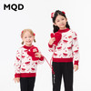 【秒2】【MQD】女童冬季新年童趣图案柔软舒适半高领针织衫 商品缩略图1