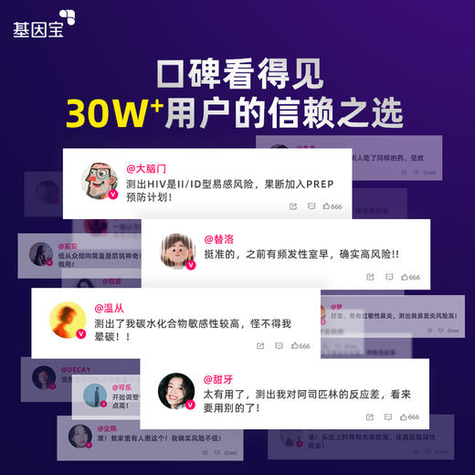 基因宝春日钜惠 全组版基因检测套餐2人份 商品图5