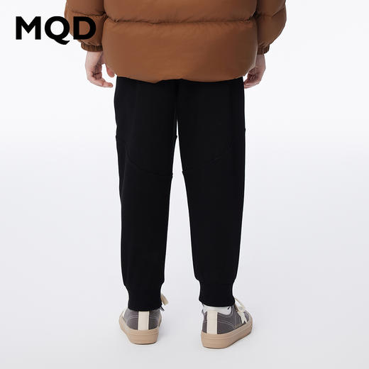 【秒3】【MQD】男童冬季潮酷斜纹肌理休闲针织长裤 商品图3