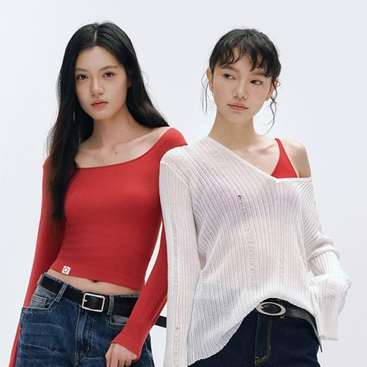 从轻 隐形暖衣美雅碧保暖内衣女白色打底衣套装 商品图2